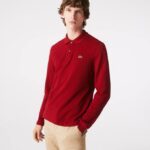 Men Lacoste V0ZN799 Bordeaux 476 Original L.12.12 Long Sleeve Polo