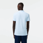 Men Lacoste V0ZN806 Light Blue T01 Original L.12.12 Slim Fit Polo - Image 3