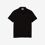 Men Lacoste V0ZN81 Black 031 Smart Paris Stretch Cotton Pique Polo - Image 4