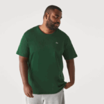 Men Lacoste V0ZN832 Green 132 Crew Neck XL Cotton Jersey T-Shirt