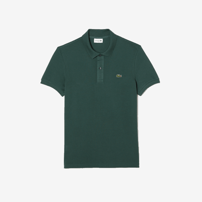 Men Lacoste V0ZN834 Green 5HX Original L.12.12 Slim Fit Polo - Image 5