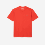 Men Lacoste V0ZN83 Orange 02K SPORT Breathable T-Shirt - Image 4