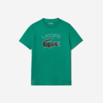 Men Lacoste V0ZN842 Green HD2 SPORT Crocodile Print Jersey T-Shirt - Image 5