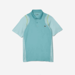 Men Lacoste V0ZN84 Mint BR8 Tennis Recycled Polyester Polo Shirt - Image 4