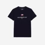 Men Lacoste V0ZN862 Navy Blue 166 Presidents Cup SPORT American Flag T-Shirt - Image 5
