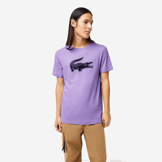 men_lacoste_v0zn863_purple_navy_blue_w87_sport_3d_print_crocodile_breathable_jersey_t_shirt.png Men Lacoste V0ZN863 Purple Navy Blue W87 SPORT 3D Print Crocodile Breathable Jersey T-Shirt - Image 1
