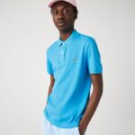 Men Lacoste V0ZN866 Turquoise HLU Original L.12.12 Slim Fit Polo