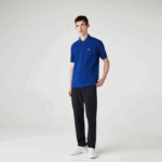 Men Lacoste V0ZN875 Blue BDM Original L.12.12 Polo - Image 4