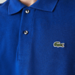 Men Lacoste V0ZN875 Blue BDM Original L.12.12 Polo - Image 5