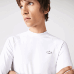 Men Lacoste V0ZN877 White 001 SPORT Thermal T-Shirt - Image 2