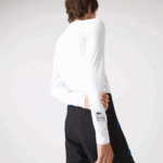 Men Lacoste V0ZN877 White 001 SPORT Thermal T-Shirt - Image 4