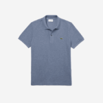 Men Lacoste V0ZN883 Blue Chine 1GF Original L.12.12 Slim Fit Polo - Image 5