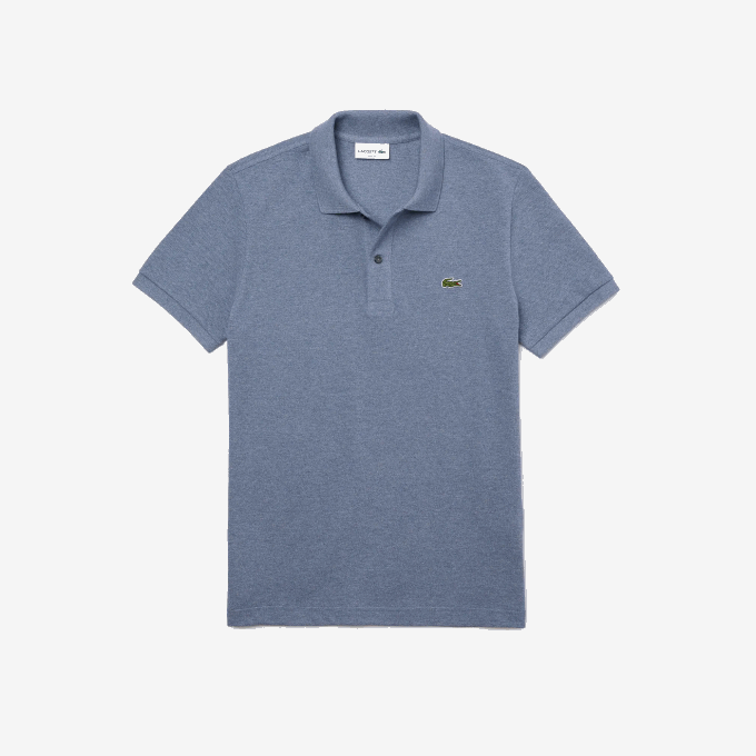 Men Lacoste V0ZN883 Blue Chine 1GF Original L.12.12 Slim Fit Polo - Image 5