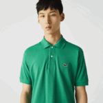 Men Lacoste V0ZN884 Green LDM Original L.12.12 Polo