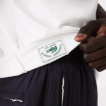 Men Lacoste V0ZN906 White 70V Crew Neck 3D Printed logo Cotton T-Shirt - Image 7
