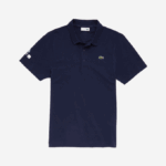 Men Lacoste V0ZN916 Navy Blue 166 Miami Open Regular Fit Polo
