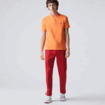 Men Lacoste V0ZN943 Orange NPB Original L.12.12 Slim Fit Polo