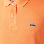 Men Lacoste V0ZN943 Orange NPB Original L.12.12 Slim Fit Polo - Image 5