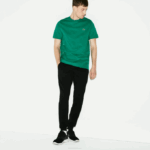 Men Lacoste V0ZN958 Black 031 SPORT Fleece Tennis Sweatpants - Image 2