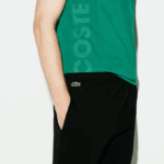 Men Lacoste V0ZN958 Black 031 SPORT Fleece Tennis Sweatpants - Image 5