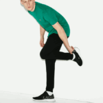 Men Lacoste V0ZN958 Black 031 SPORT Fleece Tennis Sweatpants - Image 6