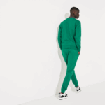 Men Lacoste V0ZN959 Green S6W SPORT Fleece Tennis Sweatpants - Image 3