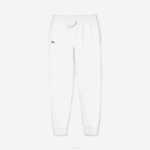 Men Lacoste V0ZN960 White 001 SPORT Fleece Tennis Sweatpants - Image 4