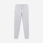 Men Lacoste V0ZN964 Grey Chine CCA SPORT Fleece Tennis Sweatpants - Image 5