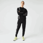 Men Lacoste V0ZN973 Black 031 Slim Fit Branded Trackpants