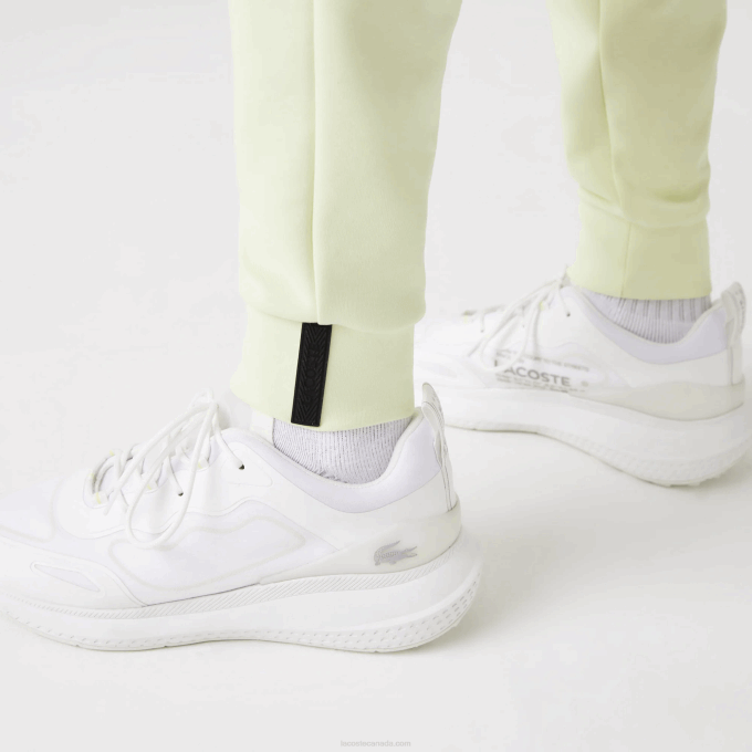 Men Lacoste V0ZN974 Yellow 6GD Slim Fit Branded Trackpants - Image 4