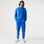 Men Lacoste V0ZN975 Blue K1Q Slim Fit Branded Trackpants - Image 2