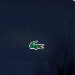 Men Lacoste V0ZN980 Navy Blue 166 SPORT Stretch Zippered Collar Sweatshirt - Image 7