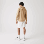 Men Lacoste V0ZN981 Beige GP2 SPORT Lightweight Bi-material Hoodie - Image 2