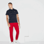 Men Lacoste V0ZN986 Red 240 SPORT Fleece Tennis Sweatpants
