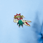 Men Lacoste V0ZN990 Blue HBP Badge Organic Cotton Sweatshirt - Image 4