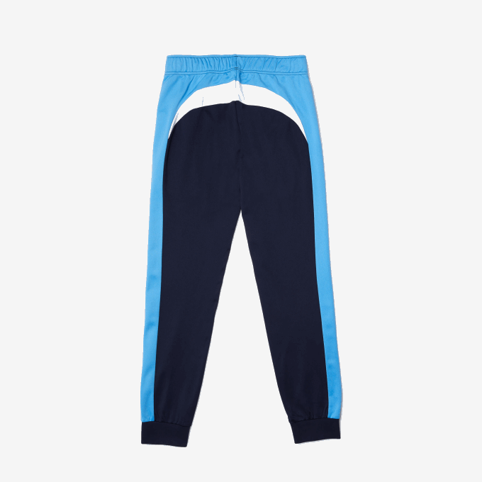 Men Lacoste V0ZN993 Navy Blue White 61E SPORT Run-Resistant Tennis Trackpants - Image 4