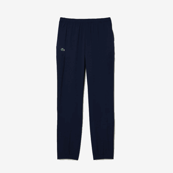 Men Lacoste V0ZN996 White Purple Navy Blue Y03 SPORT Color-Block Tennis Tracksuit - Image 7