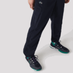 Men Lacoste V0ZN996 White Purple Navy Blue Y03 SPORT Color-Block Tennis Tracksuit - Image 10