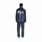 MenV0ZN1310 Blue WGH Lacoste x A.P.C. Water-Resistant Nylon Hooded Jacket - Image 5