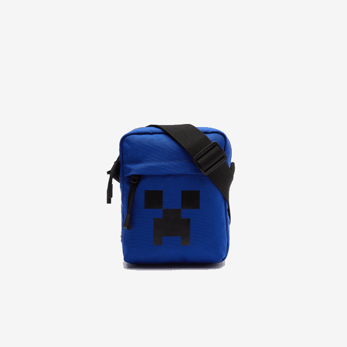 MenV0ZN2035 Cosmique Minecraft J93 Lacoste x Minecraft Print Canvas Vertical Crossover Bag - Image 3