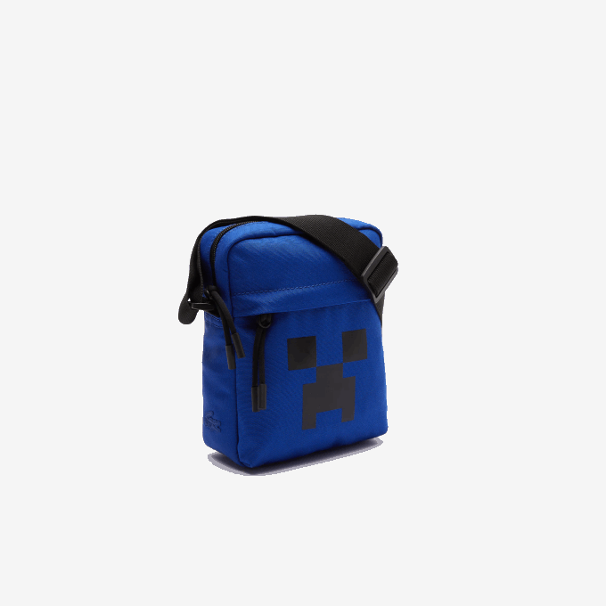 MenV0ZN2035 Cosmique Minecraft J93 Lacoste x Minecraft Print Canvas Vertical Crossover Bag - Image 5