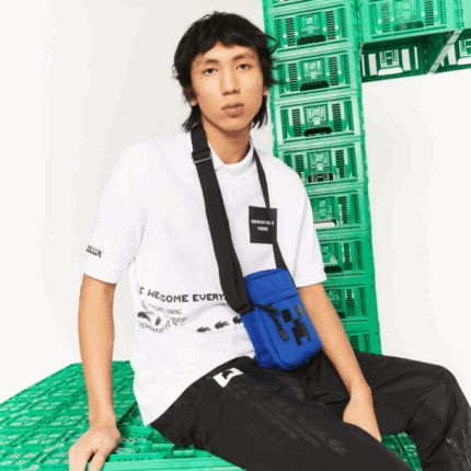 MenV0ZN2035 Cosmique Minecraft J93 Lacoste x Minecraft Print Canvas Vertical Crossover Bag