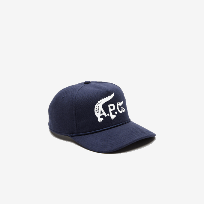 MenV0ZN2343 Blue WGH Lacoste x A.P.C. Organic Cotton Cap - Image 1