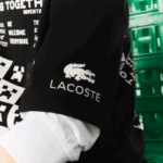 MenV0ZN852 Black 031 Lacoste x Minecraft Loose Fit Organic Cotton T-Shirt - Image 2