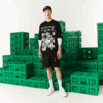 MenV0ZN852 Black 031 Lacoste x Minecraft Loose Fit Organic Cotton T-Shirt - Image 7