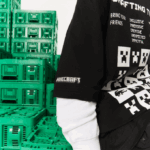 MenV0ZN852 Black 031 Lacoste x Minecraft Loose Fit Organic Cotton T-Shirt - Image 9