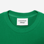 MenV0ZN892 Green MEE Lacoste x AWAKE NY Logo Cotton Pique T-shirt - Image 3
