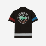 MenV0ZN899 Black 031 Lacoste x AWAKE NY Color-block Cotton Pique Polo - Image 2