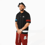 MenV0ZN899 Black 031 Lacoste x AWAKE NY Color-block Cotton Pique Polo - Image 3