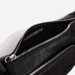 Women Lacoste V0ZN1964 Black 000 Logo Print Shoulder Bag - Small - Image 5